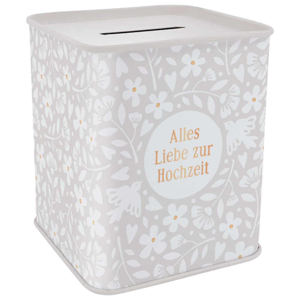 Grafik Werkstatt Spardose Alles Liebe zur Hochzeit