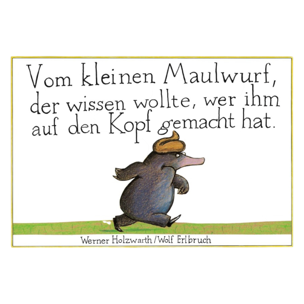 Vom kleinen Maulwurf Pappbilderbuch Klassiker von Werner Holzwarth, Papp-Ausgabe für Kinder ab 3 Jahren