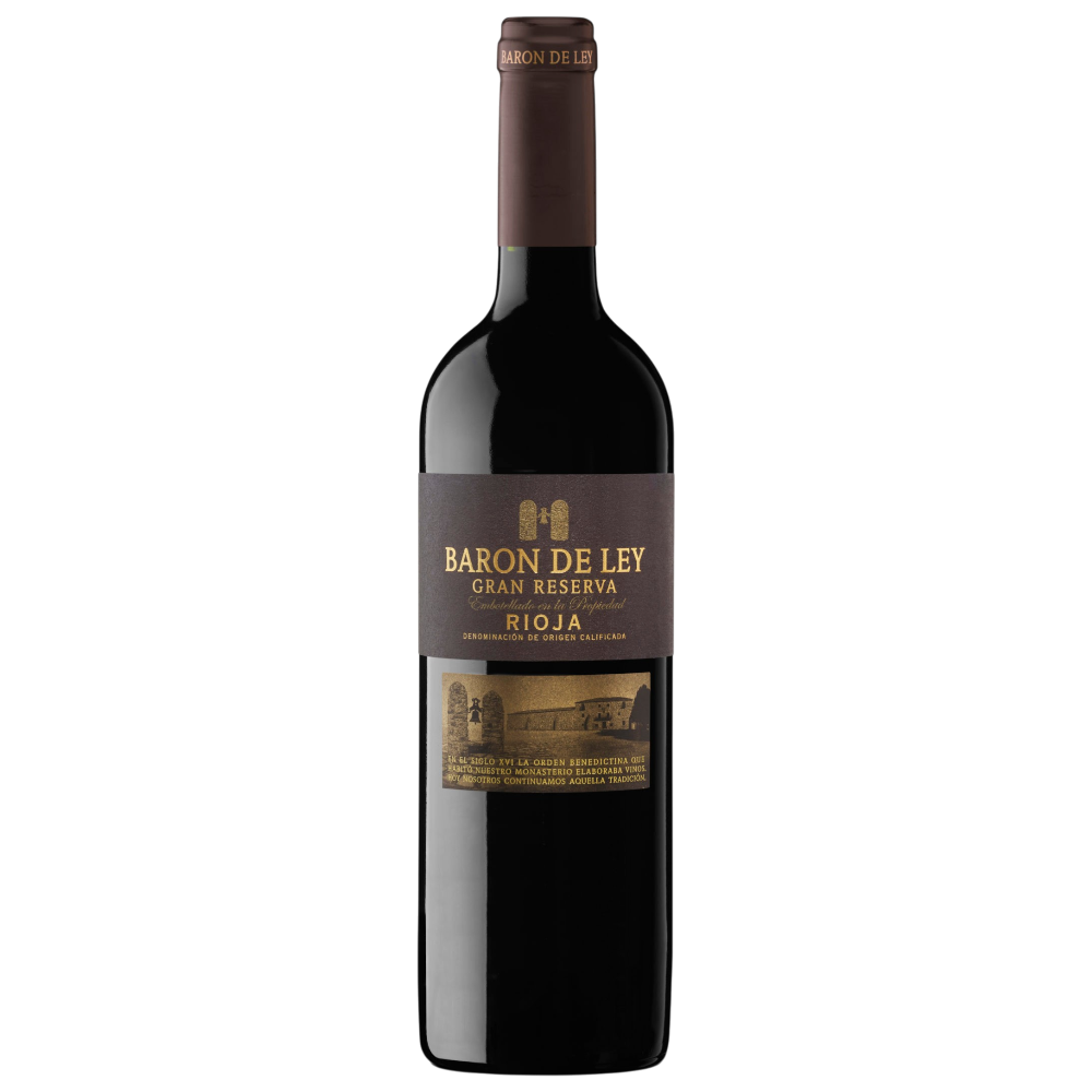 Baron de Ley Rioja Gran Reserva 2019 0,75 l – Rubinrot, rote Frucht, Safran, Tabak, balsamisch