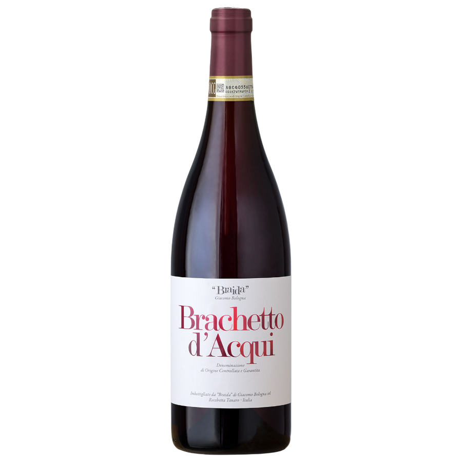 Braida Brachetto d'Acqui DOCG 2024 - italienischer Süßwein aus 100% Brachetto perfekt zu Schokolade