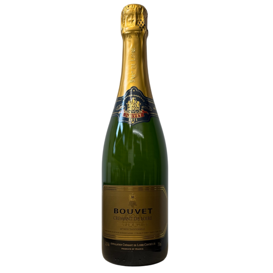 Bouvet-Ladubay Cremant de Loire AOP Blanc Brut Excellence - französischer Schaumwein aus Chenin Blanc und Chardonnay mit traditioneller Methode