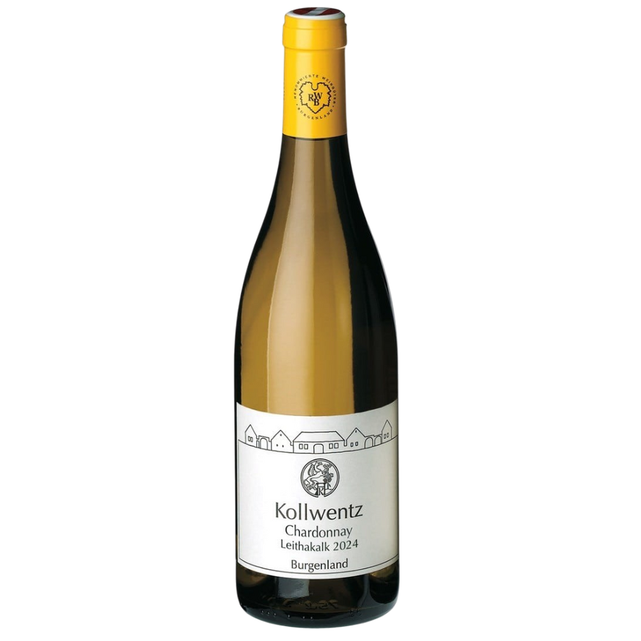 Kollwentz Chardonnay Leithakalk 2024 1,5 l kräftig strohgelb gelbe Früchte würzig elegant