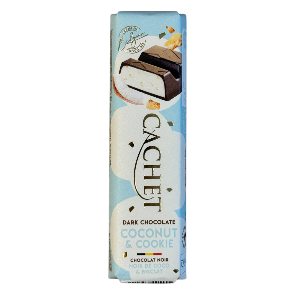 Cachet Dark Chocolate Coconut Cookie – Zartbitterschokolade mit Kokos