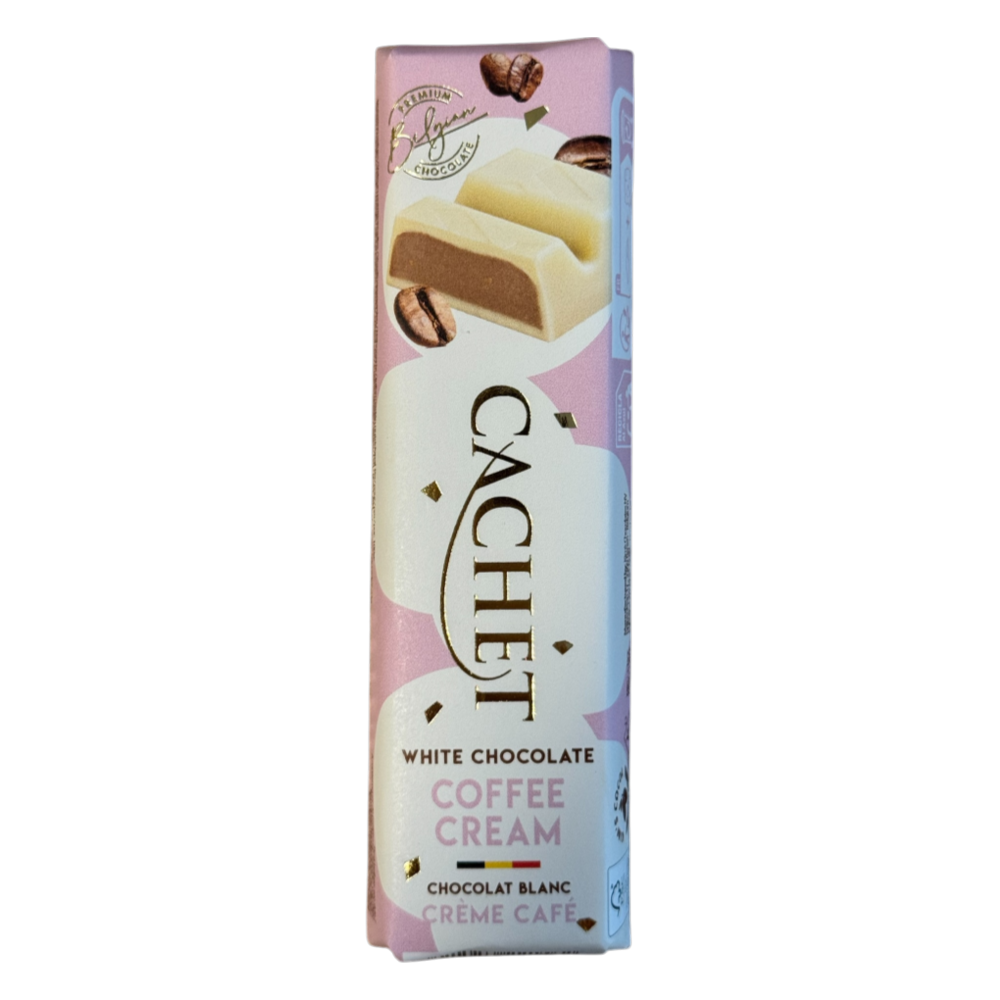 Cachet White Chocolate Coffee Cream – weiße Schokolade mit Kaffeecreme