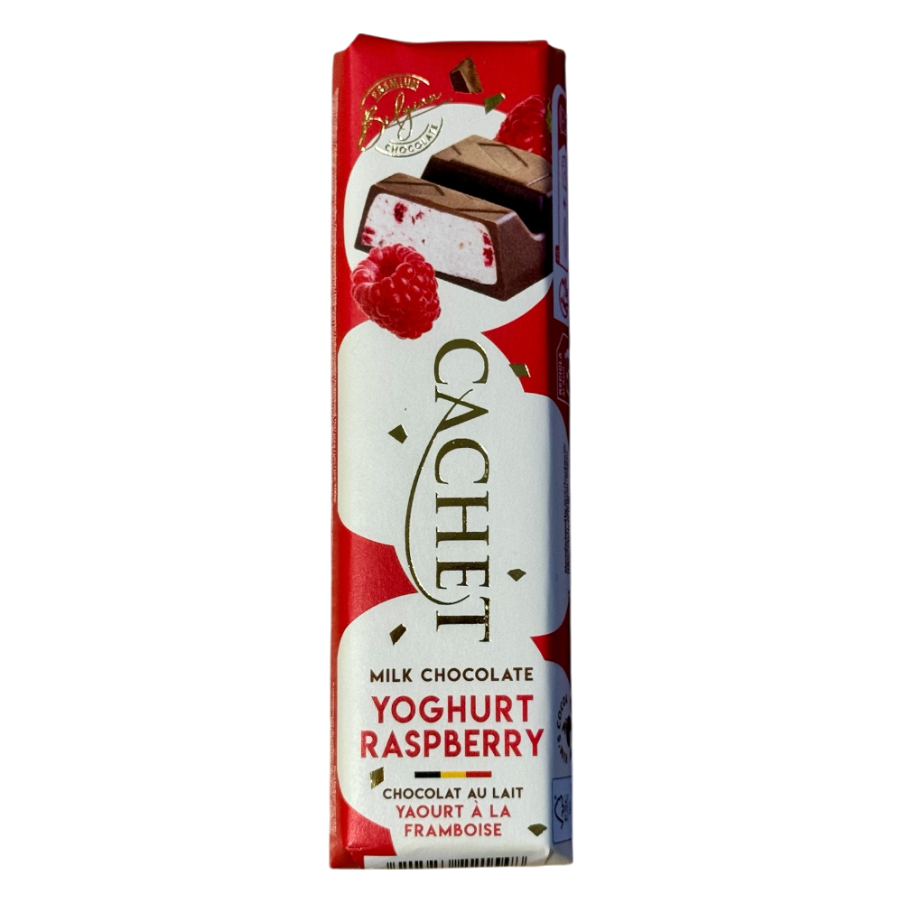Cachet Milk Chocolate Yoghurt Raspberry – Schokolade mit Himbeere