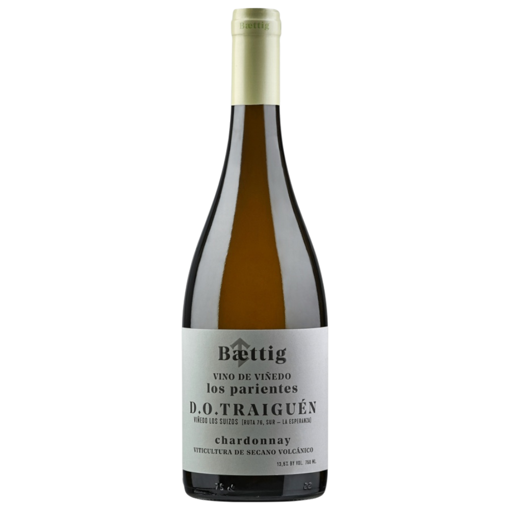 Baettig Vino de Viñedo Los Parientes Chardonnay 2023 - chilenischer Premium-Chardonnay aus vulkanischem Terroir mit 8 Monaten französischer Fassreifung