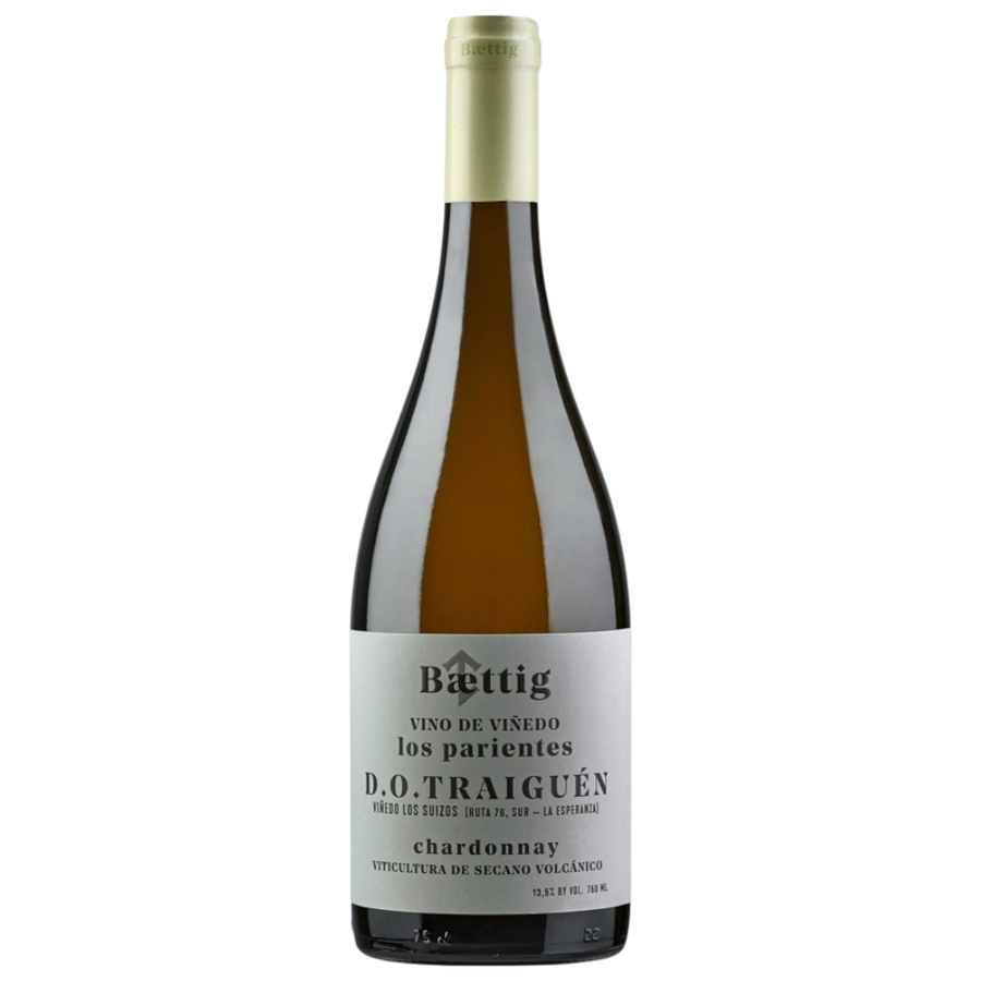 Baettig Vino de Viñedo Los Parientes Chardonnay 2023 - chilenischer Premium-Chardonnay aus vulkanischem Terroir mit 8 Monaten französischer Fassreifung