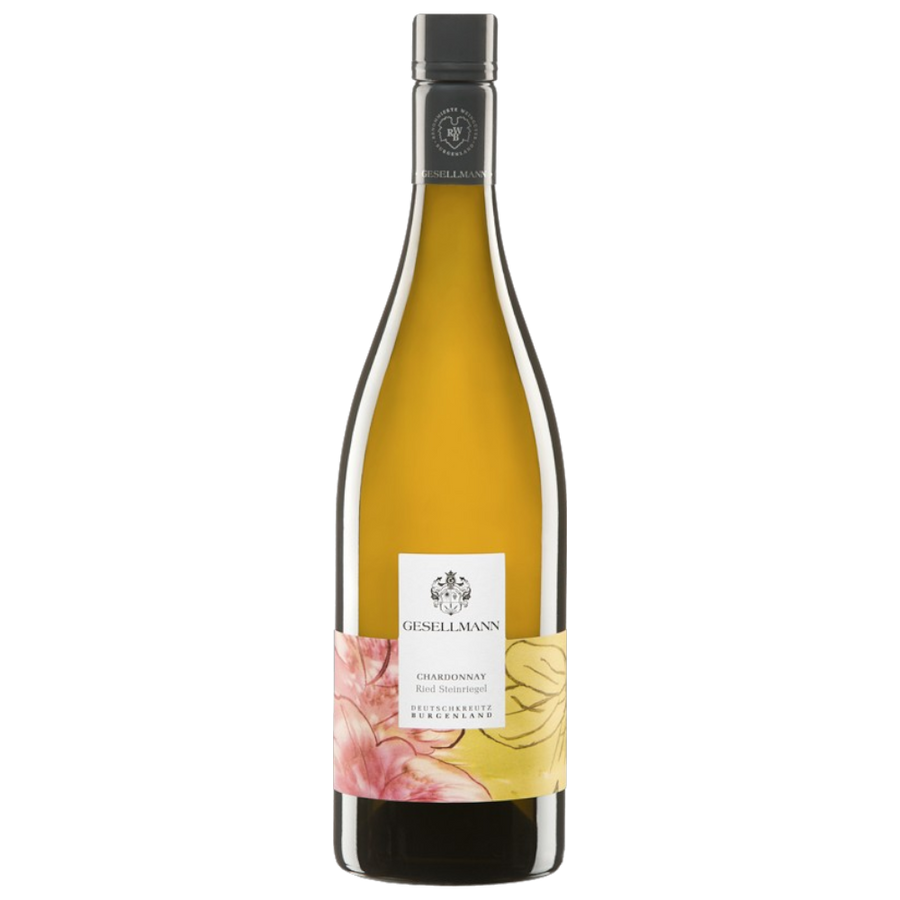 Weingut Gesellmann Chardonnay Ried Steinriegel 2023 - österreichischer Chardonnay aus 45 Jahre alten Rebstöcken mit 15 Monaten Feinhefe-Reifung