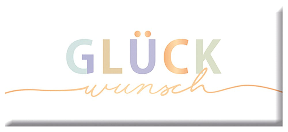 Grafik Werkstatt, Schoko Glückwunsch, 30g
