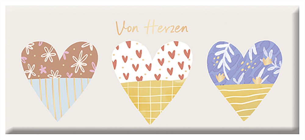 Grafik Werkstatt, Schoko Von Herzen, 30g
