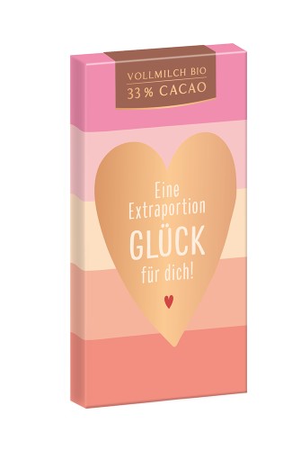 Grafik Werkstatt, Bio-Schokolade - Extraportion Glück, 80g