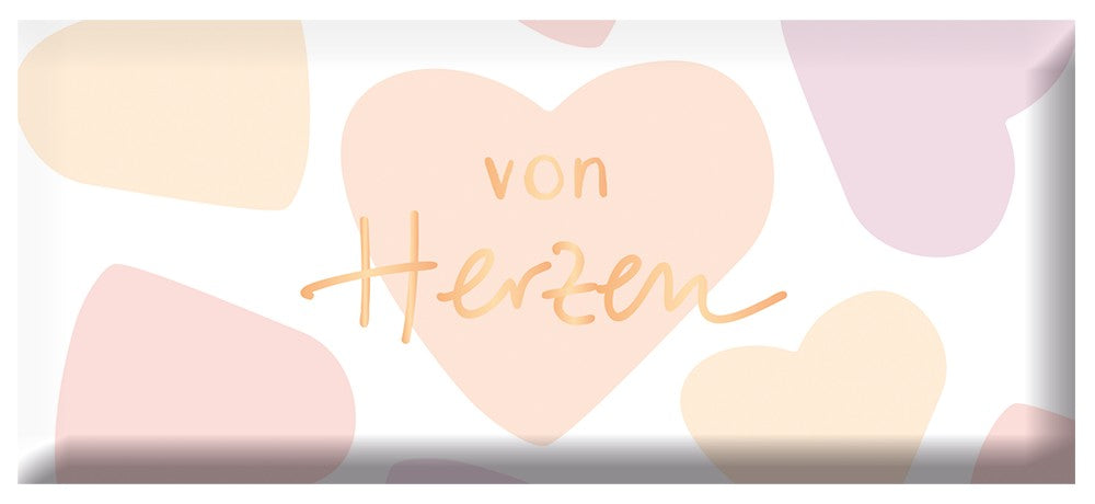 Grafik Werkstatt, Schoko von Herzen, 30g