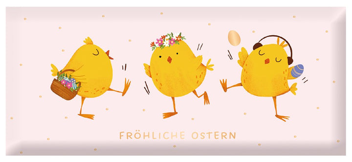 Schoko Ostern Fröhliche Ostern 30g – Schokolade, Goldveredelung, Ostern, Geschenk
