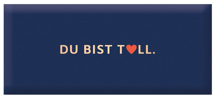 Schoko Du bist toll 30g – Schokolade, Goldveredelung, Lob, Geschenk, Wertschätzung