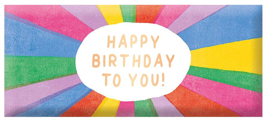 Schoko Happy Birthday to you 30g – Schokolade, Goldveredelung, Geburtstag, Geschenk