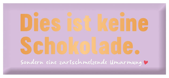 Schoko Dies ist keine Schokolade 30g – Schokolade, Goldveredelung, Statement, Geschenk