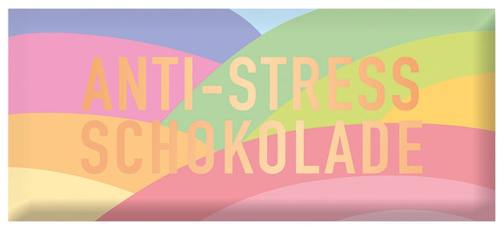 Schoko Anti-Stress Schokolade 30g – Schokolade, Goldveredelung, Entspannung, Geschenk