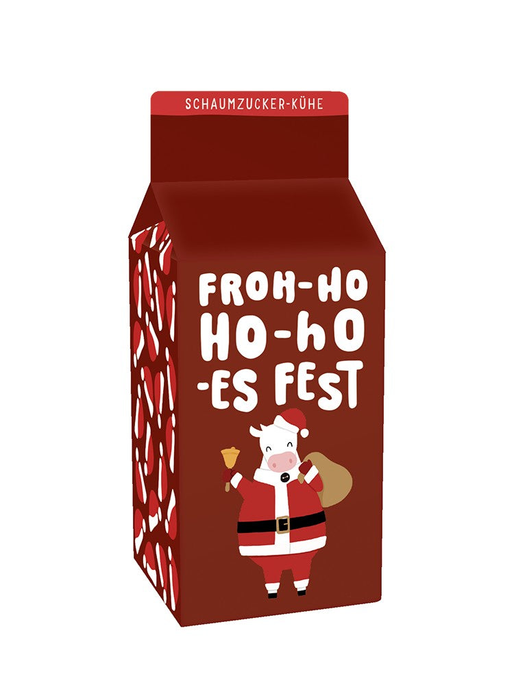 Schaumzucker-Kühe Froh-Ho Ho-ho-es Fest 90g Grafik Werkstatt