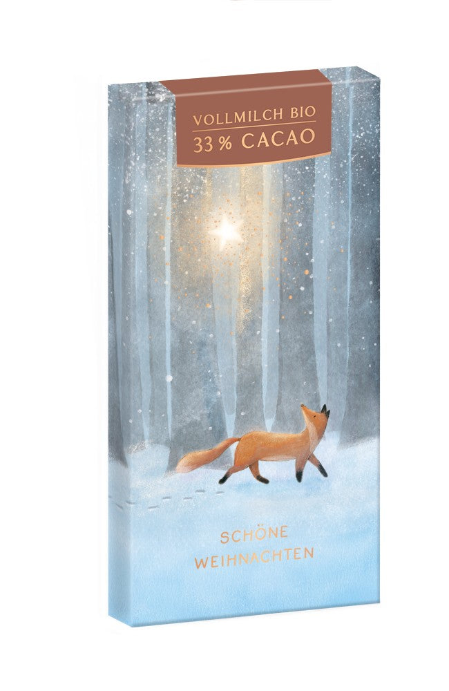 Bio-Schokolade Schöne Weihnachten 80g Grafik Werkstatt Fuchs