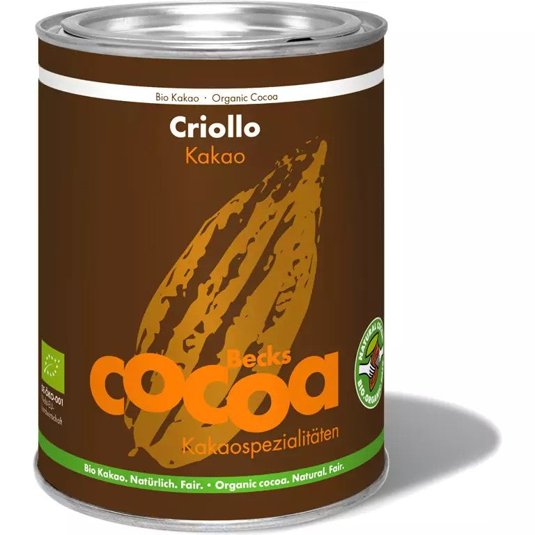 Becks cocoa Criollo 100% BIO – reiner, dunkler Kakao herb
