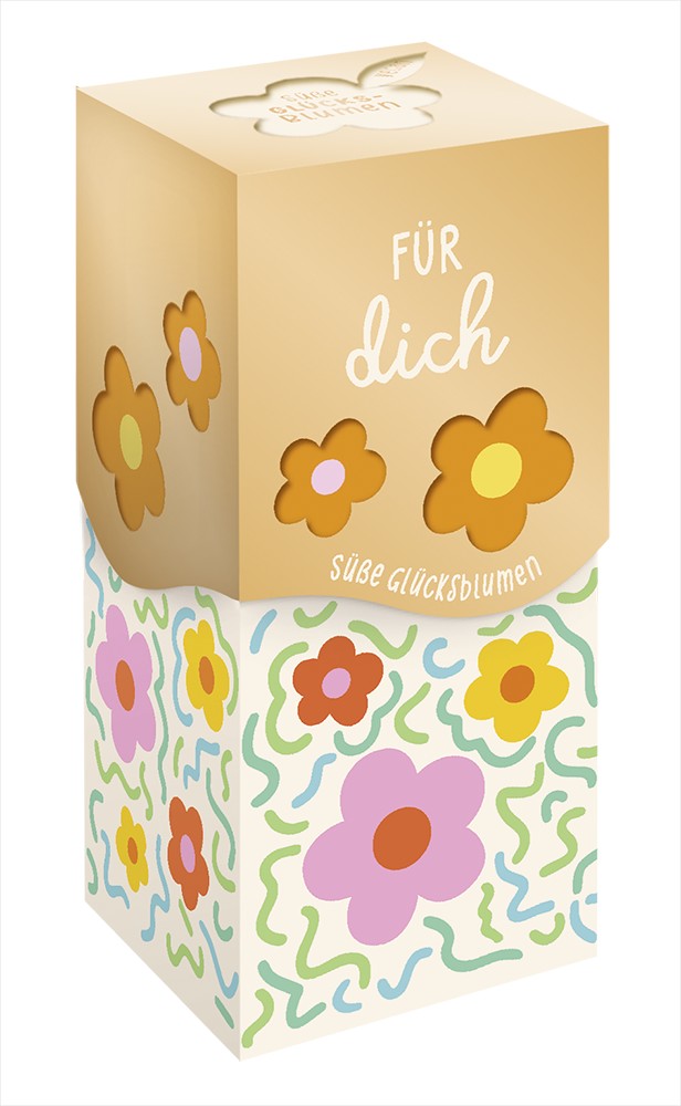Süße Glücksblumen Für dich 80g – Fruchtgummi, Blumen, Geschenk, Für dich, Mitbringsel