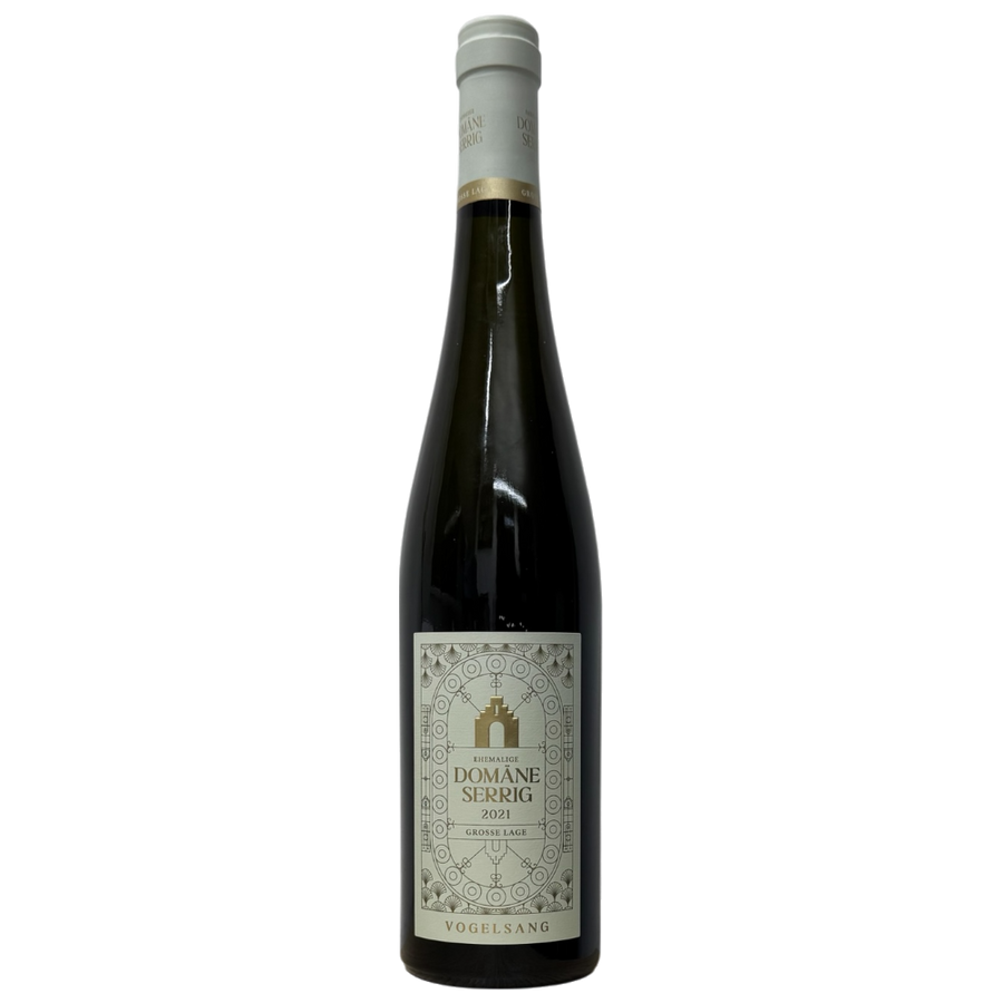 ehemalige Domäne Serrig Riesling Serriger Vogelsang Mosel 2021 - deutscher Premium-Riesling aus Monopollage mit 105% steilen Schieferhängen und 2 Jahren Flaschenreifung