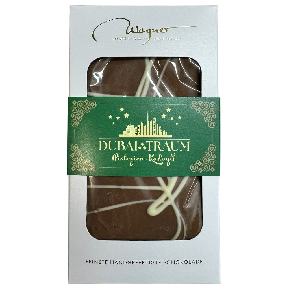 Wagner Dubai Traum Schokolade – handgefertigte Vollmilchschokolade 140 g