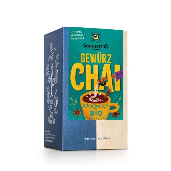 Sonnentor, Gewürz Chai Bio-Gewürzteemischung, 32,4g