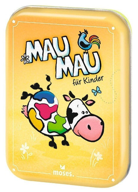 Mau-Mau für Kinder Kartenspiel Verpackung mit Bauernhoftieren