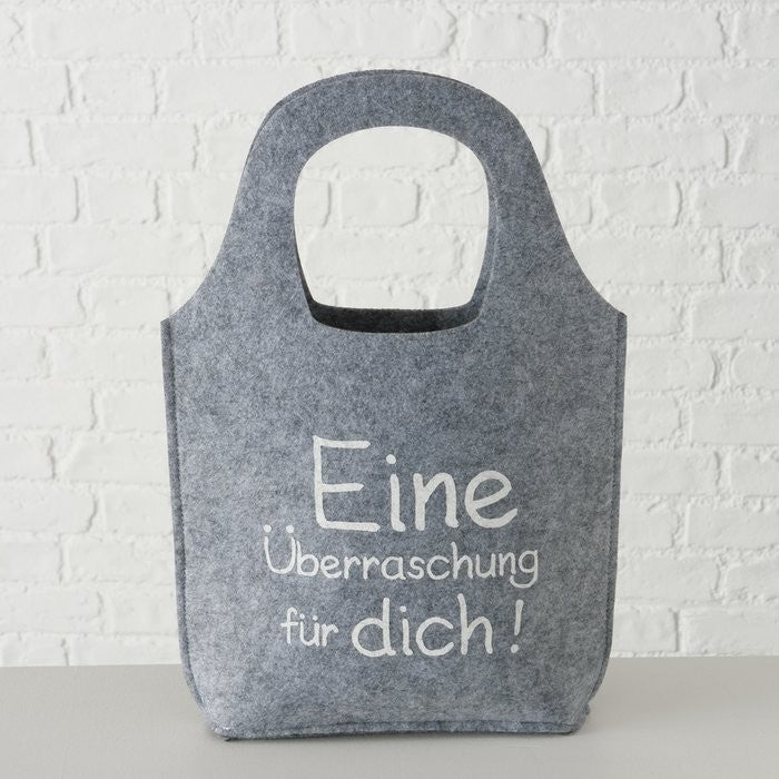Handgearbeitete Geschenktasche Geschenk mit Henkel abriebfest pro Bestellung 1 Stück Variante nach V