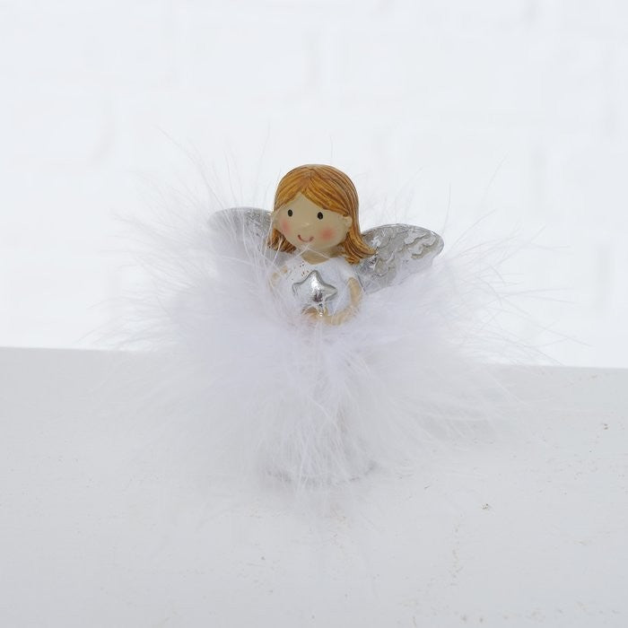 Figur Molly Engel Kunstharz festlich charmant Wohnaccessoire