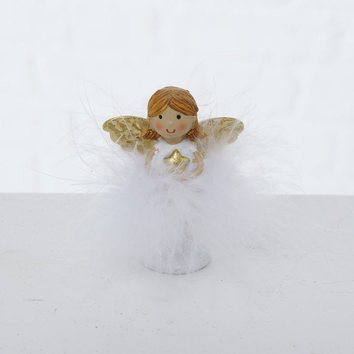 Figur Molly Engel Kunstharz festlich charmant Wohnaccessoire