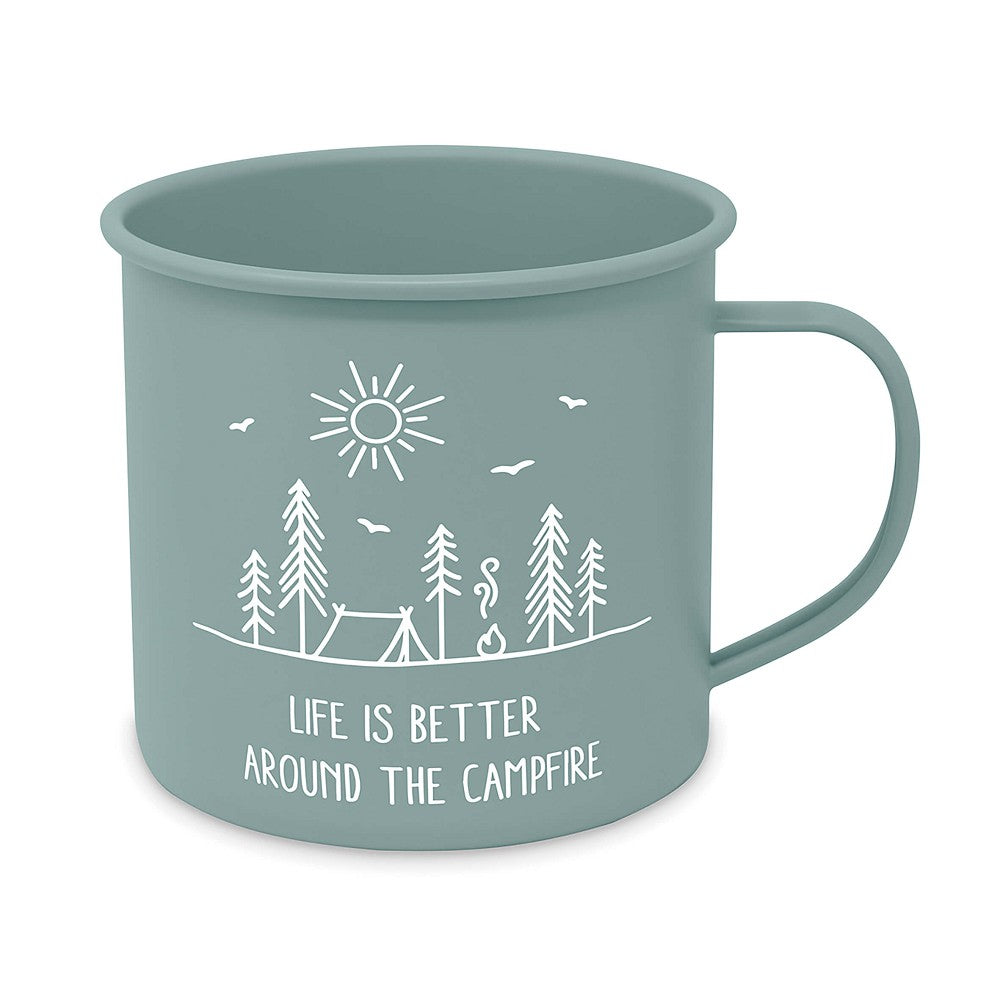 ppd Pure Campfire Happy Metal Mug Tasse