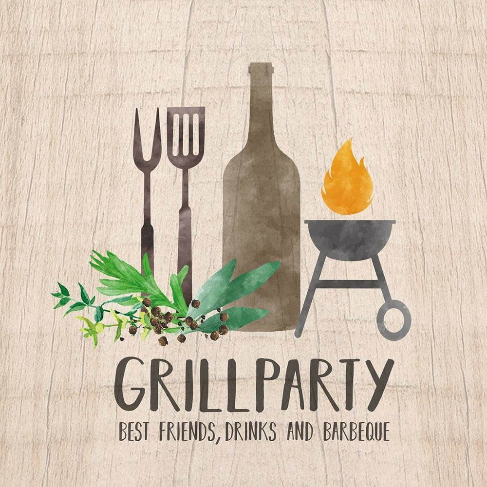 ppd, Grill & Beer Servietten 33x33 cm