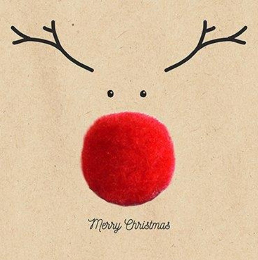 BRAUN COMPANY Servietten BY NATURE Xmas 25x25cm plastikfrei natur, nachhaltige Weihnachtsservietten in natürlicher Farbgebung, 20 Stück