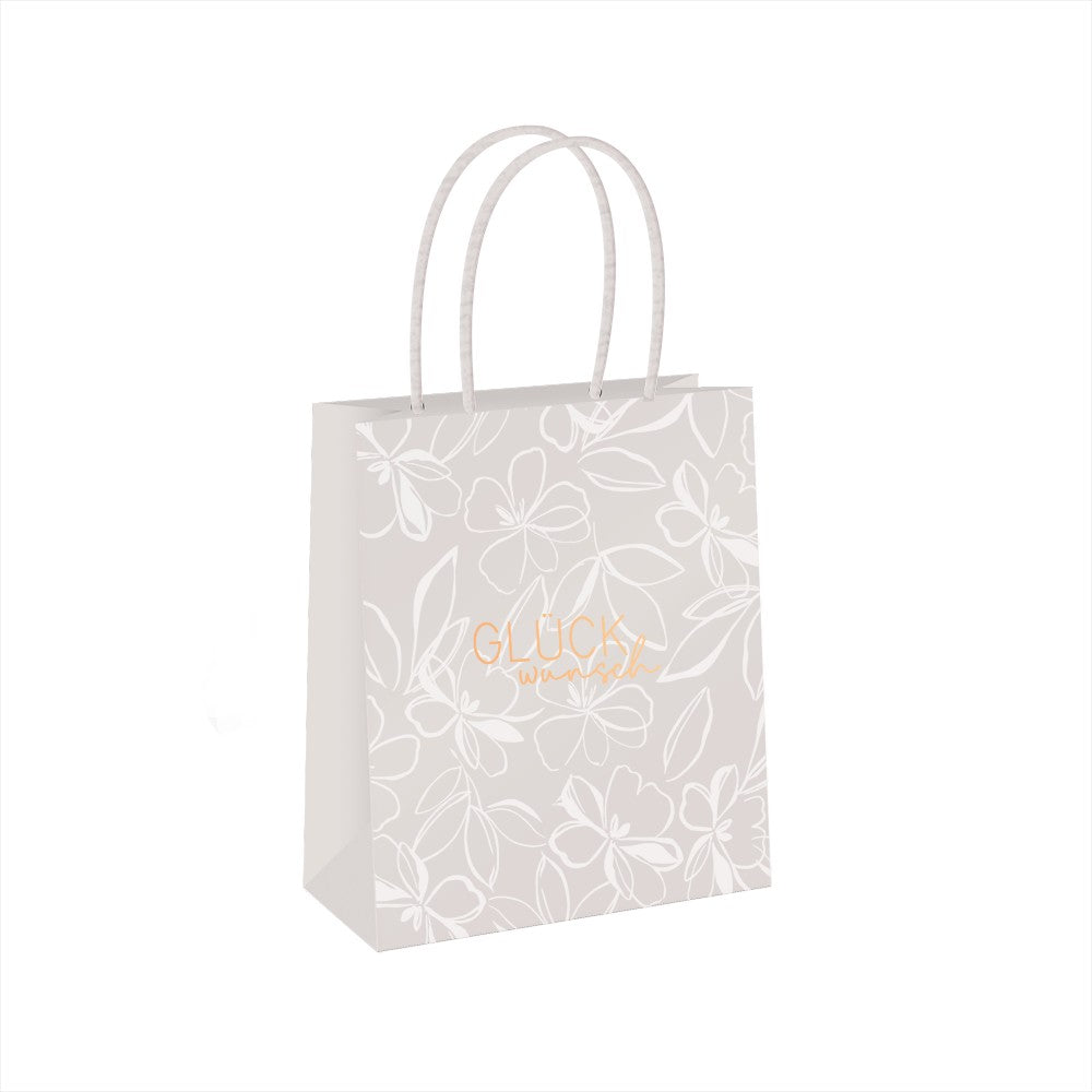 Grafik Werkstatt, Geschenktüte, Glückwunsch Blumen