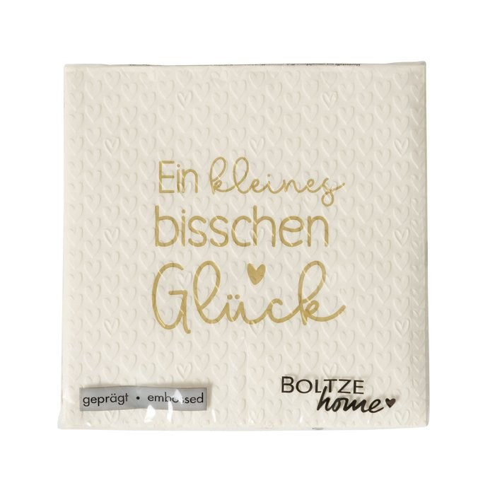 Servietten Glück, 16 tlg., 2 sort.