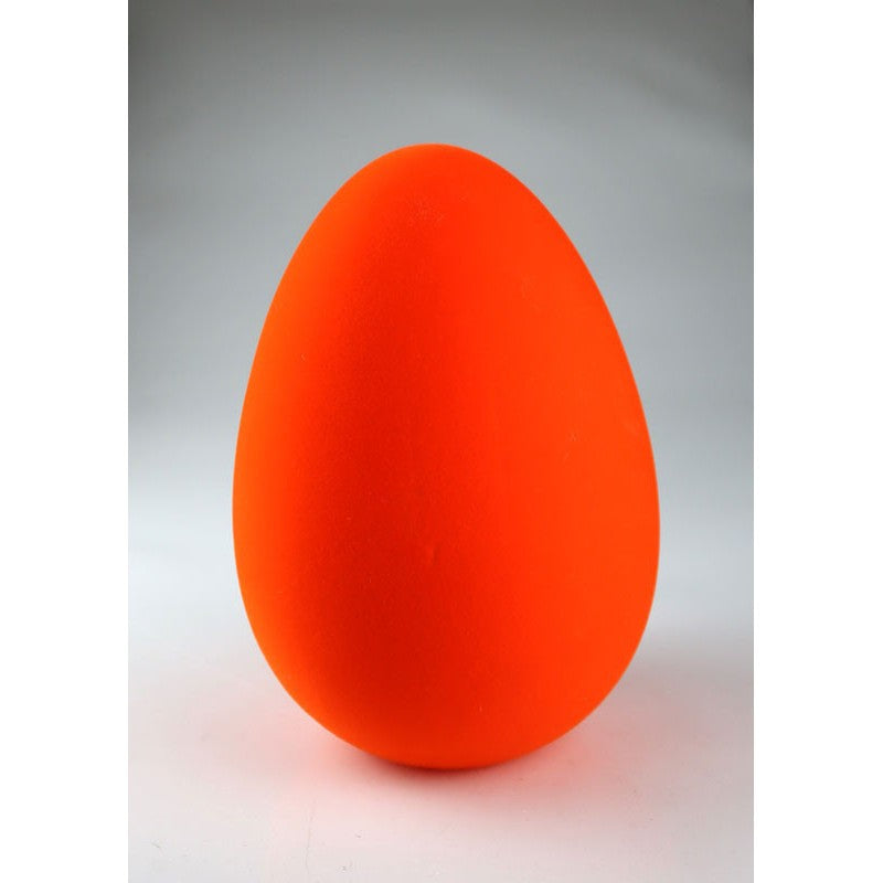 Ei orange Flock Kunststoff 20cm Osterdeko