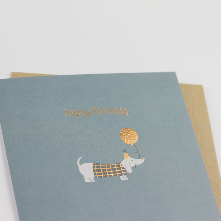 Doppelkarte Happy Birthday quadratisch Karte