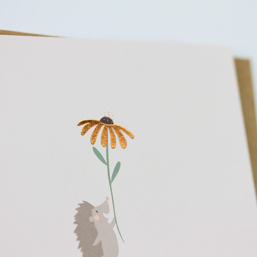 Doppelkarte Für dich quadratisch Karte