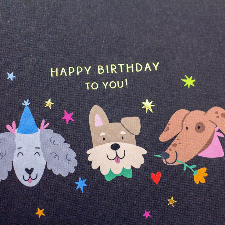 Doppelkarte Happy Birthday to you quadratisch Karte