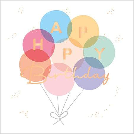 QuadrART Doppelkarte Happy Birthday Geburtstagskarte