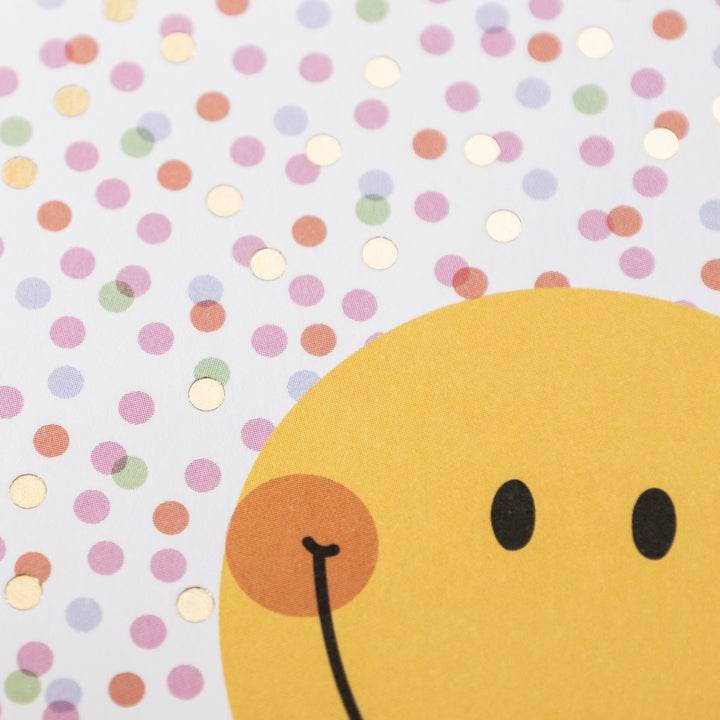 Doppelkarte Happy Birthday quadratisch Karte