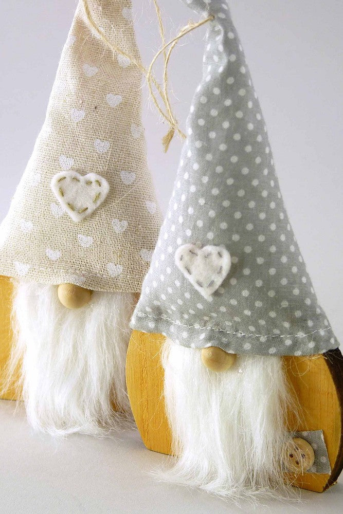 Wichtel Stoff Holz creme sortiert 18cm