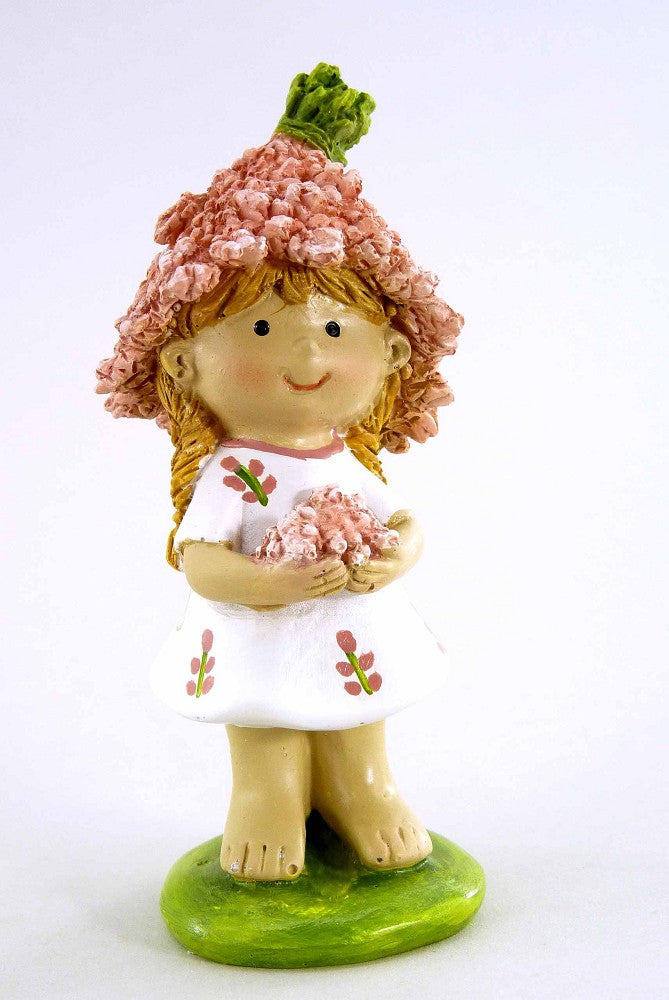 Blütenkind Poly sortiert grün rosa weiß 10cm