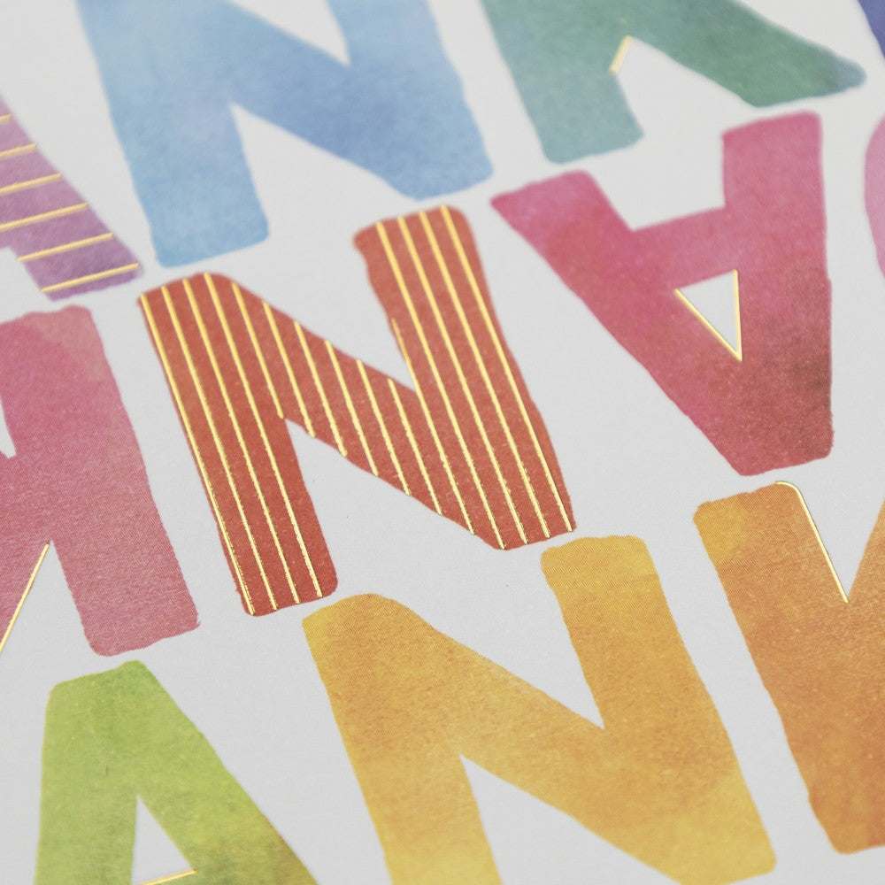 Doppelkarte Danke Danke Danke Classic Line