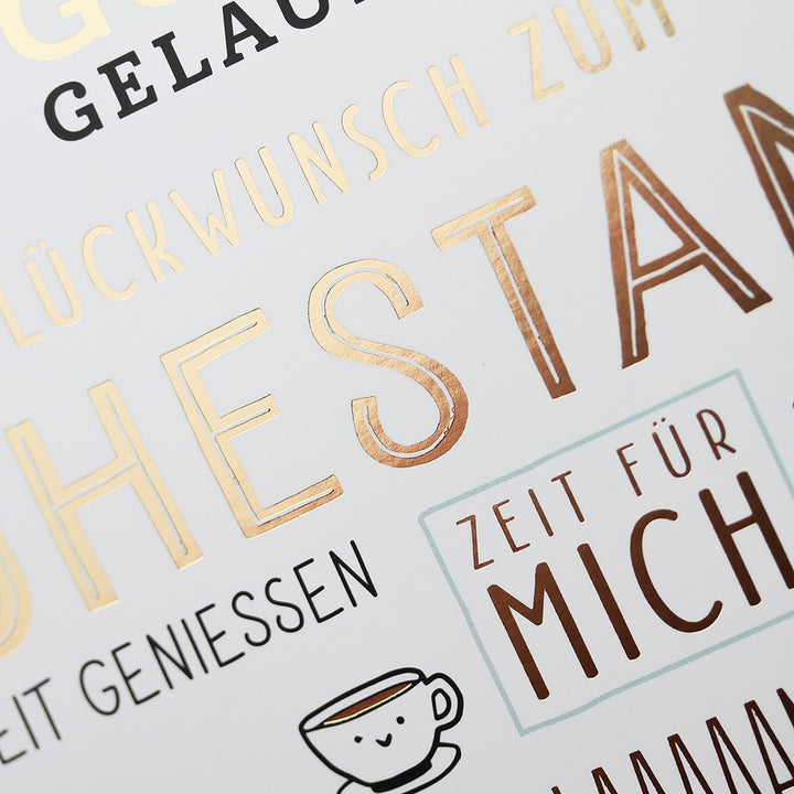 Doppelkarte Ruhestand Classic Line Querformat