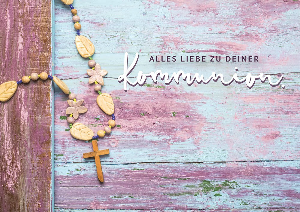 Classic Line Doppelkarte Liebe Kommunion