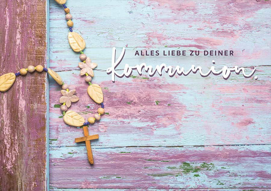 Classic Line Doppelkarte Liebe Kommunion