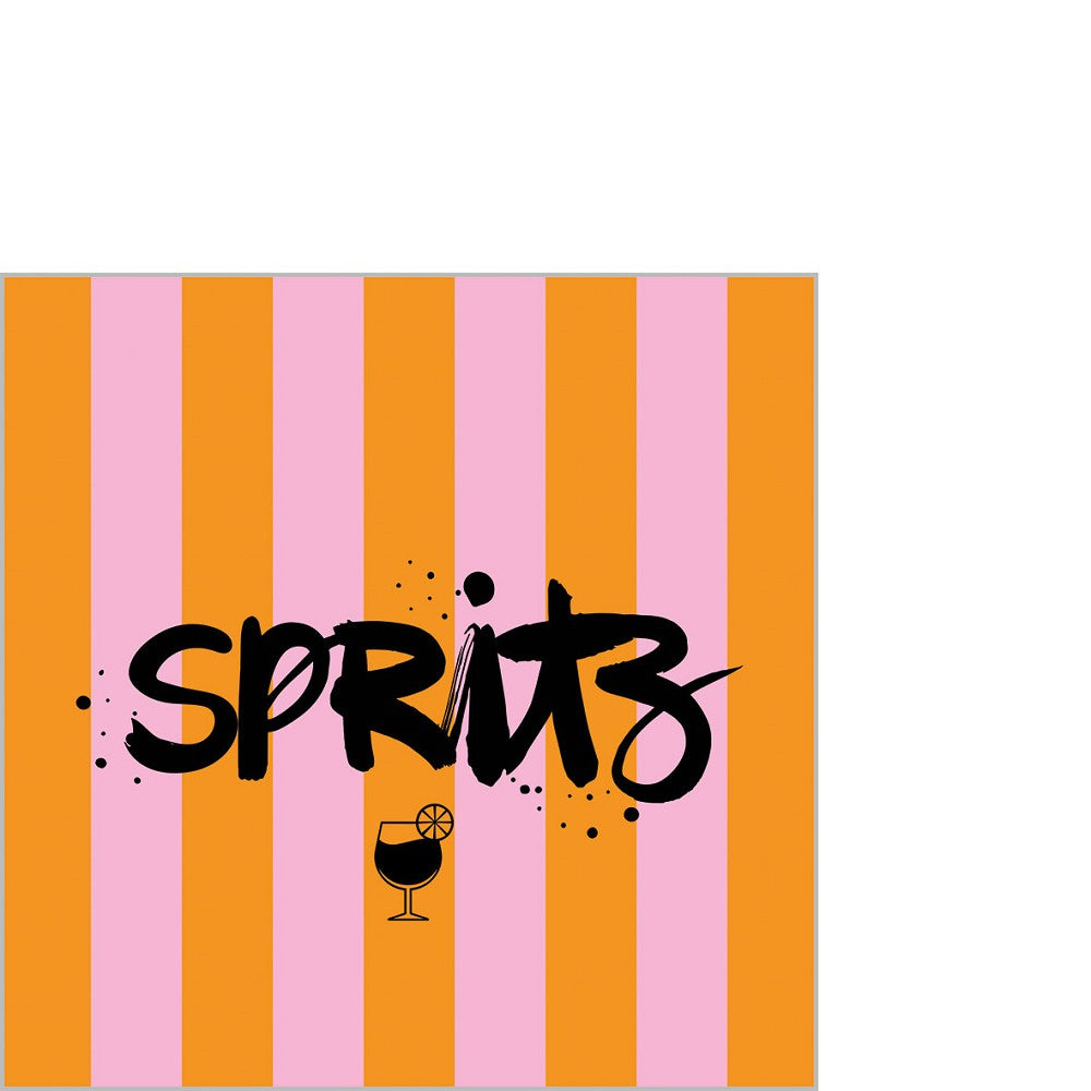 ppd Servietten Formart Spritz 25x25 cm Cocktailformat